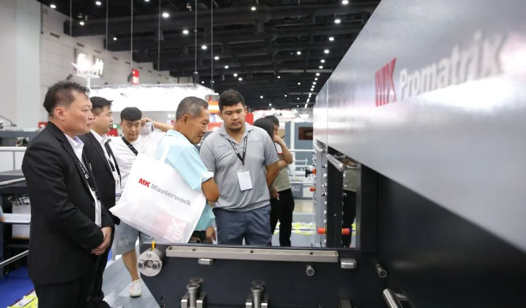 MK Promatrix106CSB 在泰国2023 Pack Print International (PPI)大放异彩！